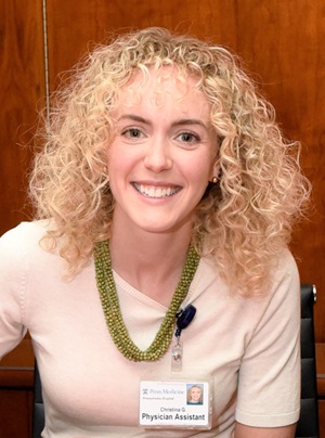 Christina Gehman, PA-C, chair of research workgroup